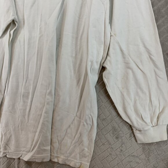 Phat Farm Mens XL T-Shirt White Long Sleeve Vintage Y2K Logo Graphic Street Wear - Picture 14 of 15